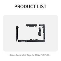 Selens photographie stabilisateur secousse réduction équilibre support caméra Support étui Cage pour Sony FX3 FX30