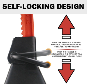 Béquilles de levage professionnelles robustes de 6 tonnes pour véhicules, béquilles d'essieu de type broche à hauteur réglable pour automobiles - Product Image 3