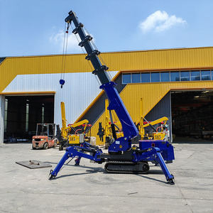 <span class=keywords><strong>Crane</strong></span> Spider Konstruksi Kecil Multifungsi 3T Hidrolik Portabel Teleskopik Beroda Rantai dengan Mesin Motor 5.5kW - Product Image 1