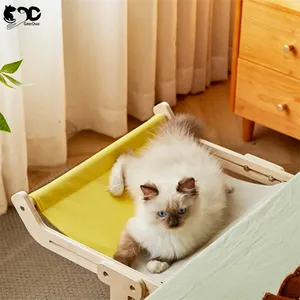 Geerduo Pet Dễ Dàng Lắp Ráp Có Thể Điều Chỉnh Mèo Cửa Sổ Perch Võng Cho Trong Nhà Mèo Bedsides