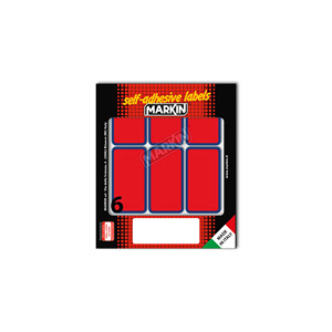 In ấn 6 Đóng khung Orange FLUO quần áo tùy chỉnh 2 ply dính nhãn sản phẩm cho quà tặng và thủ công - Product Image 2