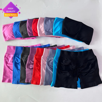 Ensemble de yoga 2 pièces pour femmes LVD428, soutien-gorge de sport bandeau sans dos, short froncé, vêtements de yoga, ensemble de gym, vêtements de sport, ensembles de tenues