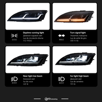 Styling automobile AKD pour Audi TT 2006-2014, modernisation et amélioration des phares, feux de jour DRL, clignotants
