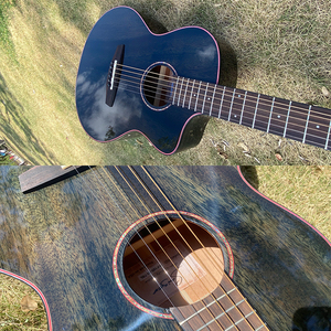 <span class=keywords><strong>Guitarra</strong></span> Acústica de Viaje de Tamaño Pequeño, Fabricada en China, Estilo <span class=keywords><strong>Vintage</strong></span>, de Madera Maciza de Caoba, 36 Pulgadas - Product Image 5