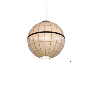 Lampe suspendue ronde E27 LED, globe blanc, pour restaurant, café, bar, installation facile - Product Image 3