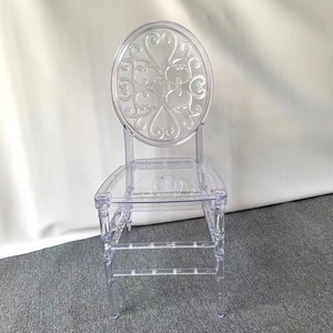 Chaise <span class=keywords><strong>Prince</strong></span> transparente acrylique cristal chaise de mariage pour dîner - Product Image 1