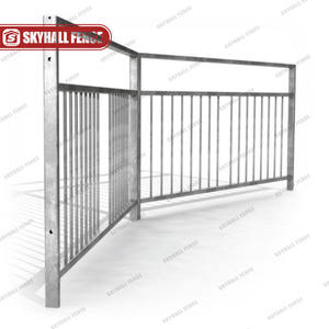 Barrera de barandilla peatonal de metal galvanizado Barreras de seguridad de tráfico y control de peatones - Product Image 3