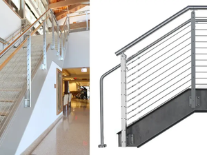 Barandilla <span class=keywords><strong>de</strong></span> Seguridad Comercial <span class=keywords><strong>de</strong></span> Aluminio para Centros Comerciales y Sistemas <span class=keywords><strong>de</strong></span> Seguridad para Propiedades Minoristas con Diseño Estructural Moderno - Product Image 4