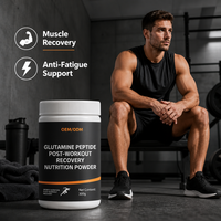 Poudre de glutamine professionnelle pour la récupération, collagène de soja, supplément nutritionnel sportif à la pastèque pour soutenir l'endurance post-exercice