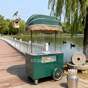 Carrito de Helados Móvil 2025, Carrito de Venta Ambulante de Comida, Carrito de Gelato Italiano - Product Image 5