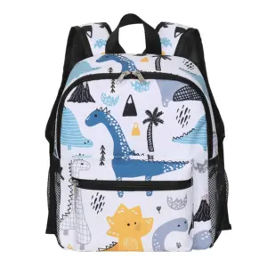 Lieferant Benutzer definiertes Logo Kinder Kinder Dinosaurier Druck Buch Tasche Smiggle Cute Funny Primary School Rucksack