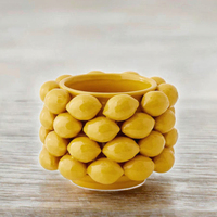 Advanced Sense Céramique Porcelaine Vase De Table Citron Fraise Simulation pour La Décoration Intérieure-pour La Décoration De Bureau De Salon