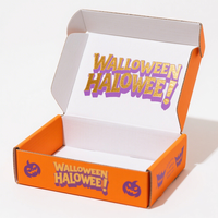 Boîte postale d'expédition en carton ondulé pour avion et avion Halloween Emballage en carton Coffrets cadeaux de Noël pour petites entreprises