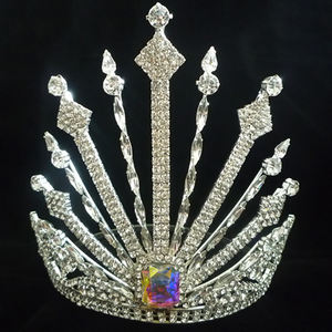 มงกุฎเพชรเทียมแบบสั่งทำสำหรับการประกวดมิสยูนิเวิร์สสำหรับราชินี - Product Image 3