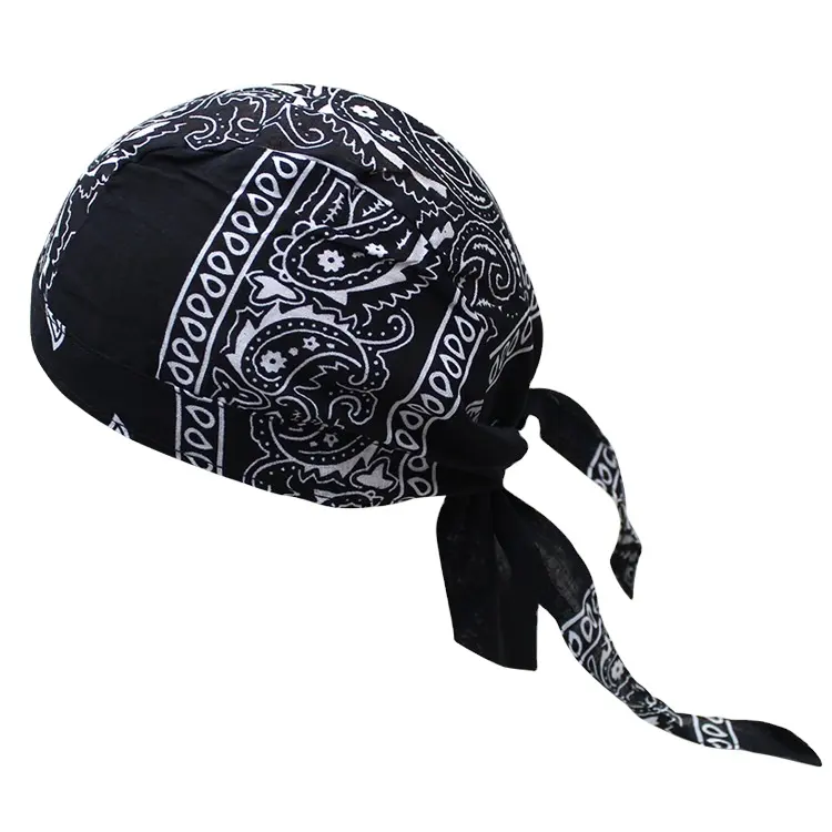 Groothandel Designer Outdoor Motorrijden Fietsen Dusty Proof Hip Hop Mannen Goedkope Katoen Bandana Durag