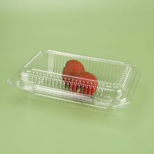 Tùy Chỉnh Rõ Ràng Pet Nhựa Vỏ Sò Container Thực Phẩm Cho Trái Cây Pastry Bánh Mì Hình Chữ Nhật Thực Phẩm Bảo Quản Hộp Nhựa - Product Image 3