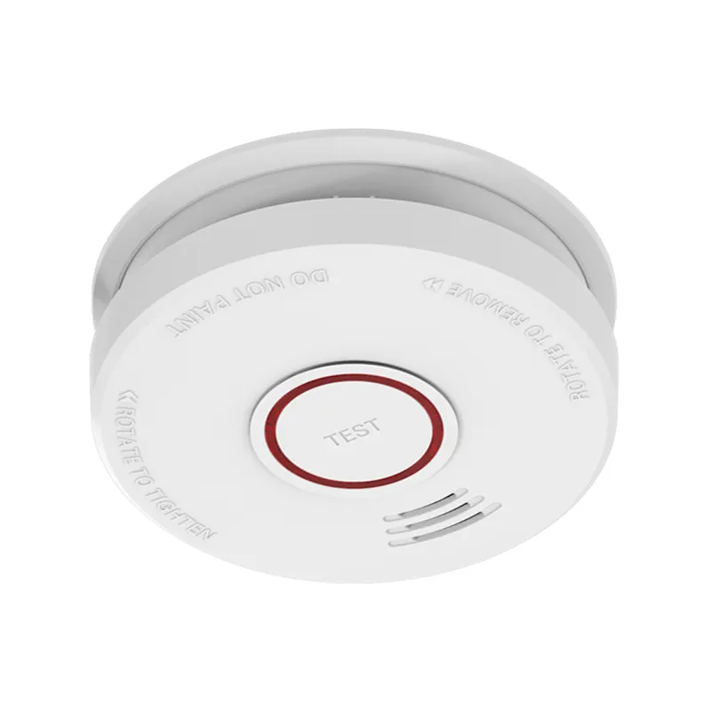 BSI certificates fire detector with big button for test