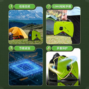 Generador Inverter Shraise R2800i de 2.5kVA, 230V, Monofásico, Refrigerado por Aire, Motor de Gasolina, Portátil, con Pantalla LED - Product Image 4