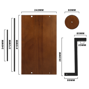 Support mural pour casque de moto JFG, organisateur d'affichage en métal moderne et plaque de rangement pour accessoires, directement de l'usine - Product Image 6