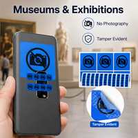 Étiquette de sécurité personnalisée pour appareil photo de téléphone portable, autocollant inviolable anti-effraction, sans résidu, anti-photographie, scellé anti-caméra en PET