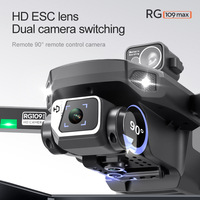 Drone RG109 MAX avec évitement d'obstacles, GPS, moteur brushless, photographie aérienne 4K, positionnement par flux optique, télécommande