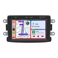 Estéreo para Auto con Pantalla Táctil de 7 Pulgadas, Bluetooth, Carplay Inalámbrico, Android Auto, para Renault Dacia, Reproductor de Audio para Auto