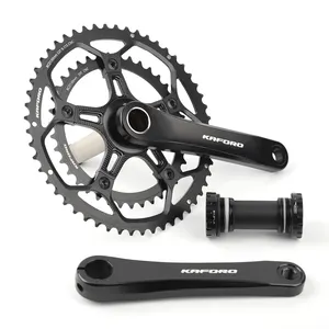 KAFORO RK02 CNC 50/34T 53/39T Bicycle Chainrings170mm crank hollow with bb Road Bike Chainwheel Crank Crankset