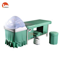 Table de massage pour salon de coiffure, lit de lavage de cheveux thaïlandais, lavabo de spa capillaire, lit de shampoing pour thérapie capillaire