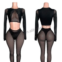 ELITES Vente en gros Nouveaux styles de tenues sexy en résille personnalisées pour strip-teaseuses