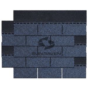 Bardeaux en fibre de verre d'asphalte mosaïque à 3 onglets du fabricant pour la toiture de l'hôtel - Product Image 5