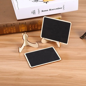 Venta al por mayor de madera rectángulo Mini pequeño signos de pizarra de boda - Product Image 6