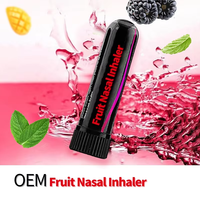 Le tube blanc d'inhalateur nasal d'aromathérapie d'huile essentielle à usage unique d'inhalateur nasal a accepté l'OEM