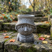 Vente en gros de fournitures de jardinage et d'entretien : Jardinières et pots de fleurs en ciment pour plantation, en promotion