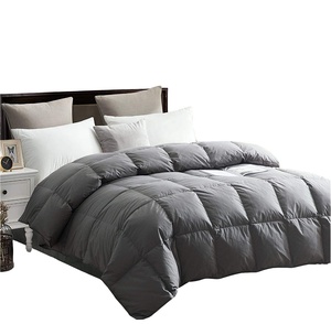 Khách Sạn Sang Trọng Bông Màu Xám Vịt Ngỗng Lông Xuống Mùa Đông Chăn Chăn Tùy Chỉnh Rắn Polyester Giường Duvet <span class=keywords><strong>Comforter</strong></span> - Product Image 1