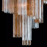 Lustre italien contemporain en verre de Murano pour le salon de plafond