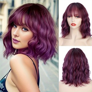 วิกผมขายดีข้ามพรมแดน แฟชั่นสำหรับผู้หญิงยุโรปและอเมริกา เส้น<span class=keywords><strong>ผม</strong></span>สังเคราะห์ทนความร้อนสูง หลายสไตล์ - Product Image 2