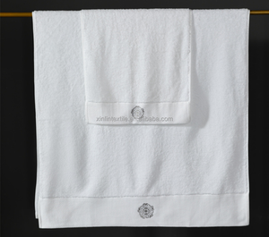 Set di Due <span class=keywords><strong>Asciugamani</strong></span> in Cotone Tessuto per Hotel, Vendita all'Ingrosso Logo Ricamabile ad Asciugatura Rapida e Assorbente - Product Image 5