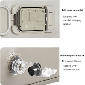 Materasso da Campeggio Autogonfiabile a Doppia Altezza con Pompa Elettrica Integrata - Product Image 5