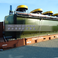 Colonne de flottation compacte à haute efficacité pour le traitement des minerais, avec moteur électrique, en acier au manganèse, pour l'or