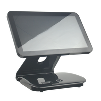 Système de caisse enregistreuse POS tout-en-un avec écran tactile capacitif de 15,6 pouces, Windows, mode de paiement par carte