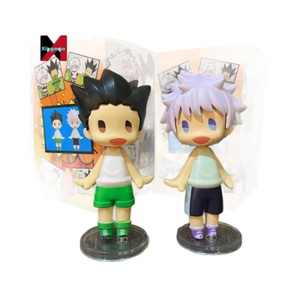 Hunter <span class=keywords><strong>X</strong></span> Hunter <span class=keywords><strong>X</strong></span> <span class=keywords><strong>gon</strong></span> freecss <span class=keywords><strong>killua</strong></span> zoldyck Q Chibi อะนิเมะฟิกเกอร์ยืนโมเดลชุดตกแต่ง - Product Image 5