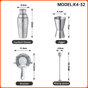 Shaker per <span class=keywords><strong>Cocktail</strong></span> OUYADA in Acciaio Inox a Doppia Parete con Rotazione a 360 Gradi, Vari Stili Personalizzabili, Direttamente dalla Fabbrica - Product Image 2