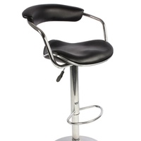 Prix promotionnel cuir Pu courbé Lowback Mesas Y Sillas De Bar avec chaises hautes de cuisine réglables tabouret de Bar pour Restaurant