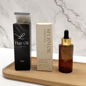 Flaconi in Vetro Ambrato Vuoti per Cosmetici e Sieri con Logo Personalizzato, 30ml 50ml 100ml 1oz 2oz, con Contagocce e Confezione Regalo Magnetica - Product Image 2