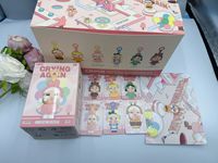 Baru Tiba Crybaby Blind Box Seri Crying Again Boneka Mainan Gantungan Kunci Hewan Kotak Misteri Hadiah Versi Berkualitas Tinggi