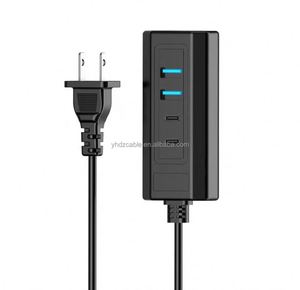 EU UK USA <b>Plug</b> 20W Multi Port Desktop Socket 2USB C+2USB Fast Charging <b>Adapter</b> for iPhone Android Universal Travel <b>Plug</b> - Product Image 1