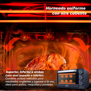 Grunkel Electric Oven 23L 1600W Easy Heat Countertop Model - Product Image 6