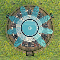 Dôme de jardin transparent personnalisé en polycarbonate pour hôtel, maison de jardin, bâtiment extérieur