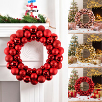 Nouvelle Guirlande de Boules de Noël au Design Original pour Décoration de Fêtes, Mariages et Cérémonies, Ornements à Accrocher, Cadeaux