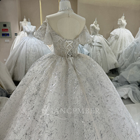 Jancember DW0116 Robes à paillettes scintillantes en cristal à manches courtes pour femmes